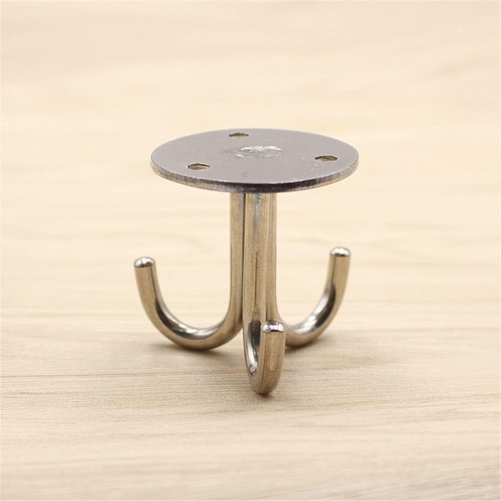 2pcs Stainless Steel Ceiling Mount Hook Heavy Duty Wall Hanger for Lantern Hammocks Rings Storage Fixed Accessories