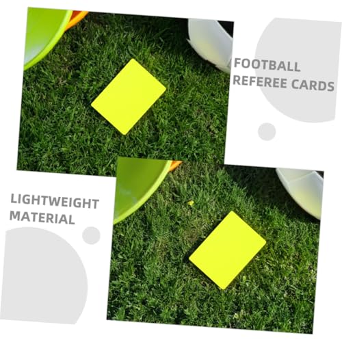 Mikikit 22pcs tarjetas para árbitros rojo y amarillo miniatura 3
