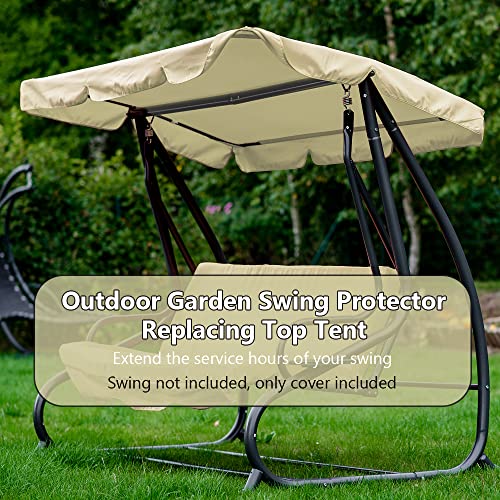 Housse balancelle terrasse bâche Oxford 600D imperméable 190x132x15cm - 6