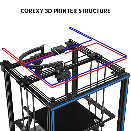 TRONXY X5SA PRO 3D drucker DIY-Baugruppe Neue verbesserte Version der Gitterglasplattform + TR-Sensor-Nivellierer 3D Printer Druckgröße 330×330×400 MM,COREXY OSG Zweiachsige Führungsschiene - 8