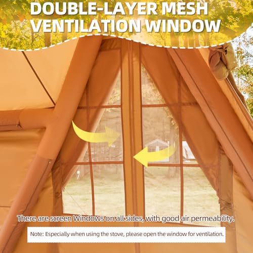 Carpa inflable extra grande para camping 8-10 personas miniatura 6