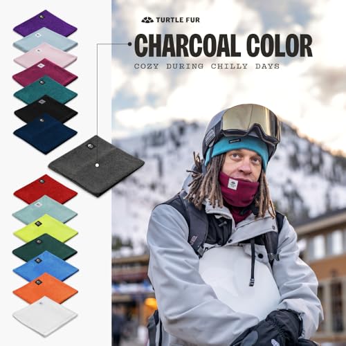 Image of Turtle Fur Double-Layer Neck Warmer - Ultra-Soft, Stretchy Chelonia 150 Fleece Neck Gaiter Made with 100% Recycled Polyester