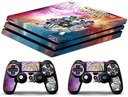 Skin Ps4 PRO - SAINT SEIYA - Edición limitada DECAL COVER ADESIVA Playstation 4 Slim SONY BUNDLE