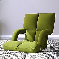 Chaise De Sol Pliante Avec Support Dorsal - Canapé/lit Inclinable - Housse Amovible (blanc) - Pour Jeu, Lecture, Détente