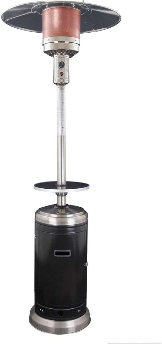 Review Hiland HLDS01-SSBLT 48,000 BTU Propane Patio Heater with Wheels, Large, Black Review Hiland HLDS01-SSBLT 48,000 BTU Propane Patio Heater with Wheels, Large, Black