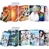 248 Pcs Laser Photocards Holographic Card Lomo Cards Golden Hour:Part.3 Album Card (120pcs Photocards+128pcs Mini Stickers Set)
