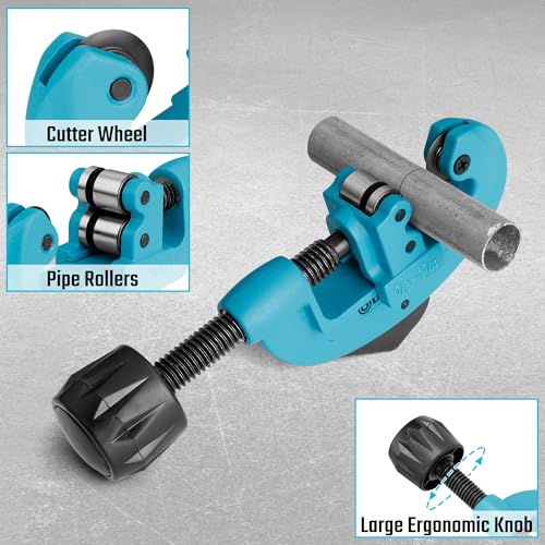 DURATECH Tubing Cutter 1/8"-1-1/4", With Replacement Wheel and Reamer by DURATECH - Used condition - Image 6
