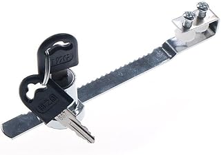 Sliding Glass Door Ratchet Lock,Cabinet Sliding Glass Door Lock Reptile Vivarium Lock Sliding Door for Glass Door Cabinet Display Drawer Cupboard Mail Box