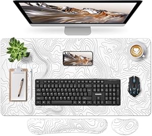 Sevenpers ZMD000 Weißes Gaming Mauspad 900x400mm