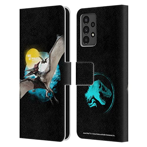 Head Case Designs Licenciado Oficialmente Jurassic World Pteranodon Arte Clave Carcasa de Cuero Tipo...