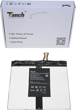 Tanch Genuine Laptop Battery HW-31130148 31130148P H-30130148P Replacement for Chuwi Ubook CWI535 CWI509 7.6V 4000mAh 30.4W