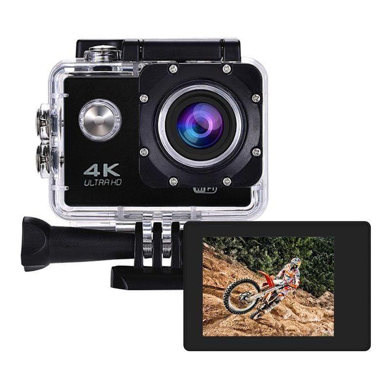 STS Ultra HD 4K 16MP Sports Camera | Waterproof Action Camcorder with Wide 170° Wide Angle Lens | Ideal for Cycling, Vlogging, Travel, Adventure & Outdoor Recording-image-44
