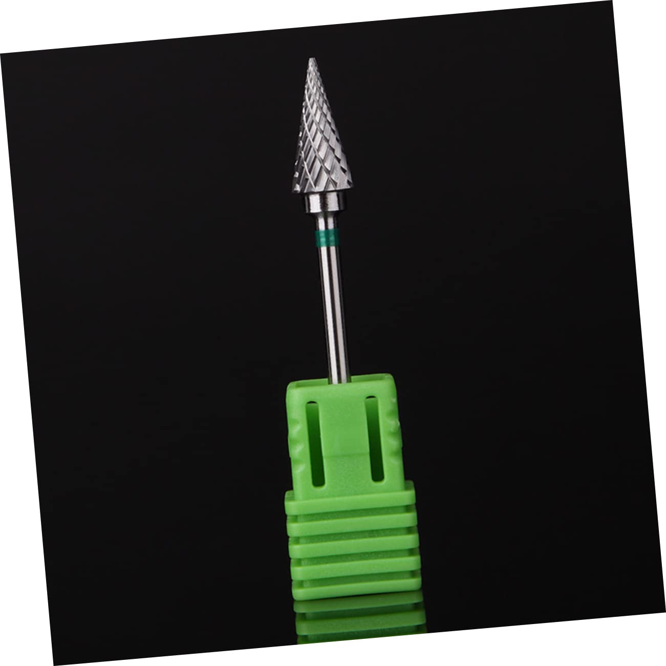 Punta Fresa Unghie Rotonda in Tungsteno Argento per Macchina | Lime per Dita e Piedi, Rifinitura, Lucidatura e Rimozione Pelle Morta, Accessorio per Nail Art