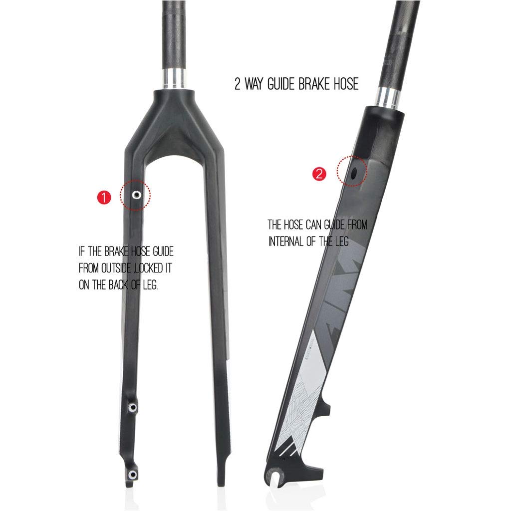26inc 700C カーボンリジット フォーク MTB ディスクブレーキ 対応 26inc 700C カーボンリジット フォーク MTB ディスクブレーキ