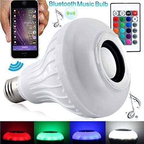 51vTK5JjHzL Sucheta Funiya Enterprises Smart Lighting Music Bulb with Bluetooth Speaker Music Color Changing , 3 in 1 12W B22 Led Bulb with Remote Control for Home Bedroom Living Room Party Decoration