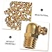 SOESFOUFU Sturdy Brass Grease Fittings Kit 60pcs Nipples Angled Straight Grease Nozzles for Lubrication Suitable for Vehicles Industrial Use