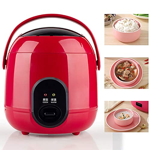 Mini Olla arrocera, vaporera, Olla arrocera Primera Calidad (1,2 L/200 W/220 V), función conservación Calor para cocinar arroz, gachas y Huevos nutritivos.