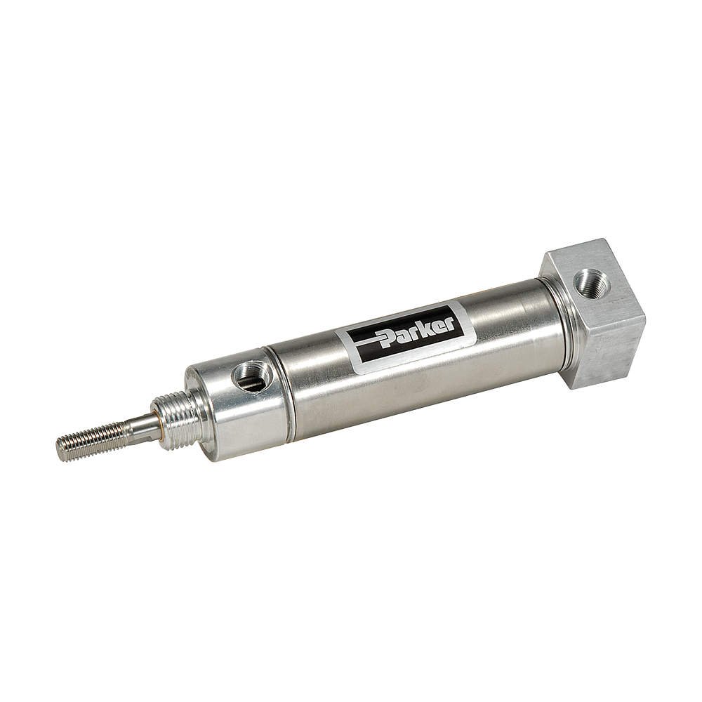 Bloque de montaje Parker de acero inoxidable para cilindros neumáticos, 7/16" 2