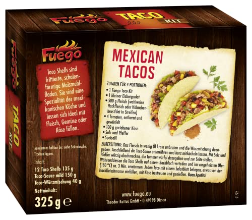 Fuego Taco Dinner Kit, 325 g
