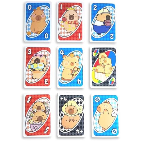 Image of Capybara Cards Game Play with Family and Friends and Ideal for Parties, Travel, and Family Gatherings (Pack of 1)