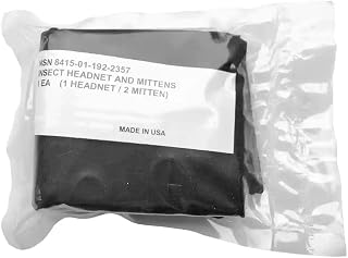 5col Survival Supply Mosquito Headnet and Mittens, NSN: 8415-01-192-2357