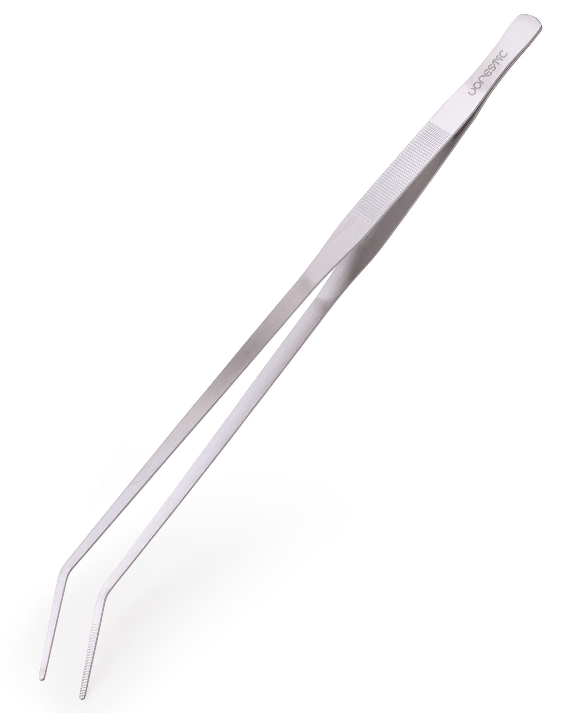 VORESTIC Aquarium Tweezers Extra Long Curved, 60cm Reptile Feeding Tongs, Terrarium Tongs for Feeding Reptiles and Fish