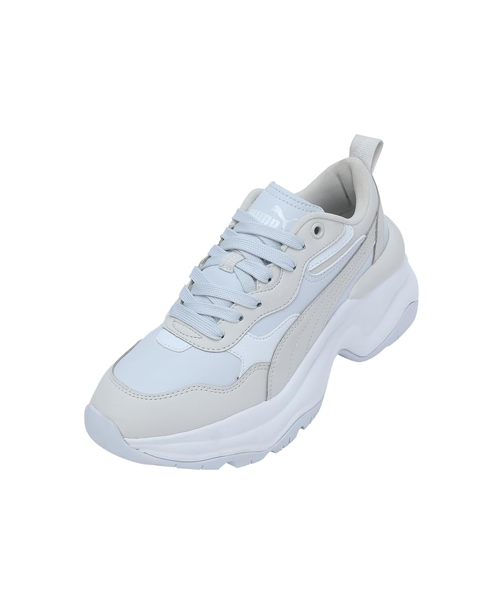Puma Womens Cilia Wedge Silver Mist-Feather Gray-White Sneaker - 6 UK (39391510) (B0D6VTZ2VL) Amazon Price History, Amazon Price Tracker