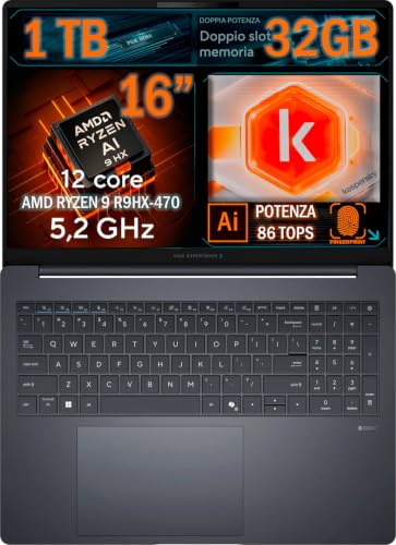 ExpertBook B3 G2 AMD Ryzen 9 AI R9 HX-470 - Notebook - Immagine 4