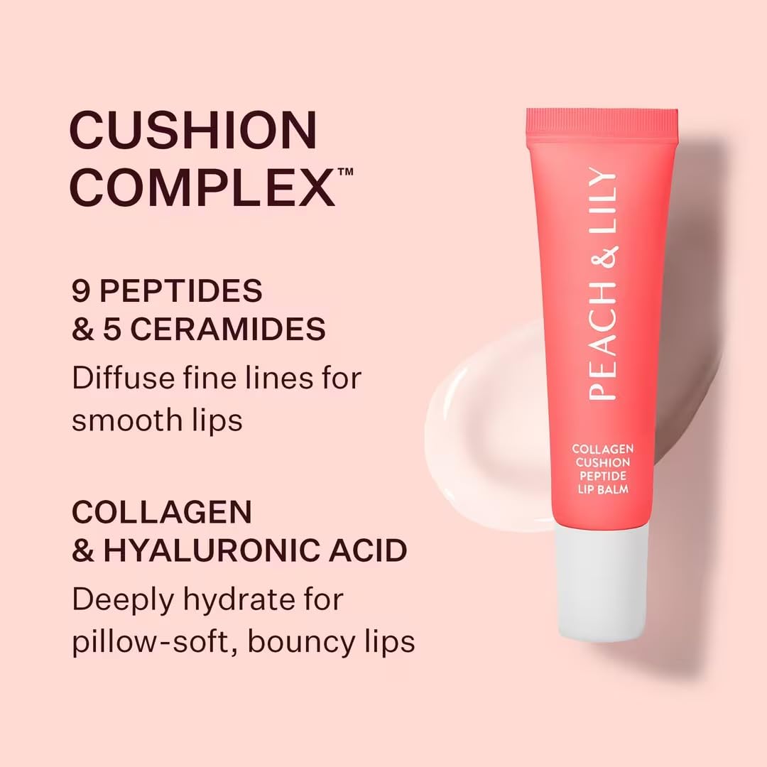 Peach & Lily Collagen Cushion Peptide Clear Lip Balm