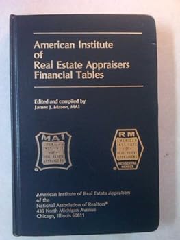 Hardcover American Institute of Real Estate Appraiser Financial Tables Book