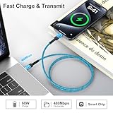 USB C to USB C Samsung Fast Charger Cable 60W, 2Pack 3FT Type C to Type C Cable Fast Charging Phone Charger Wire Lead for Samsung Galaxy S25 ultra S24 S23 S22 S21 S20 A17 A56 A16 A55 A35 A54 Z Flip7 6 - Image 5