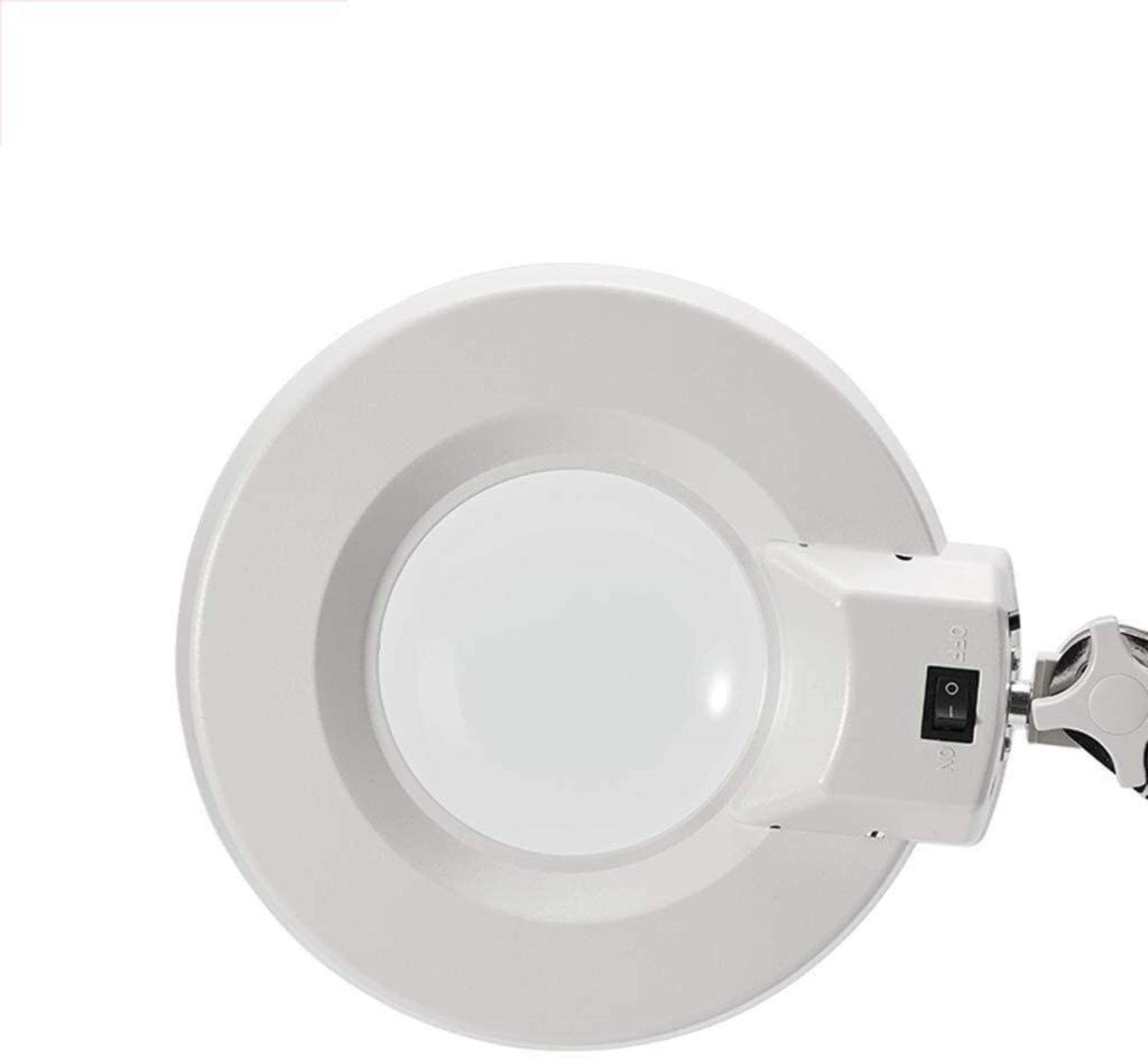 Lupa de Escritorio, Lupa de sobremesa, Lupa de Alta definición HD, Soporte de Acero Inoxidable con luz, Lente óptica, Lupa con luz LED.