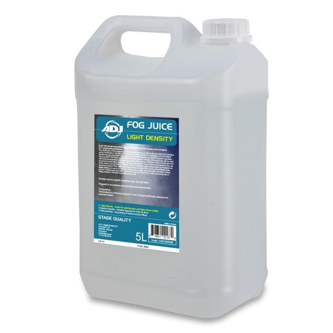 ADJ Fog Juice Light Liquide pour Machine à brouillard 5 L