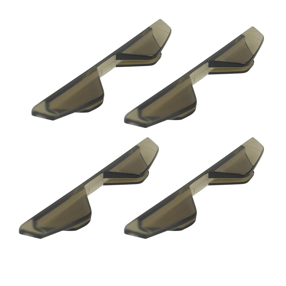 idain 4 PCS Rubber Car Door Protection Bumper Anti-Collision Protector Car Crash Bar Anti-rub Decorative Strip Car Door Edge Strip Sticker Guard Anti-Scratch Protector,Brown