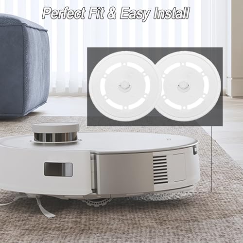 Frexusuent Mop Pad Plate Replacement Part for Ecovacs T20 Omni/ T20 PRO/ T20 MAX Robot Vacuum Cleaner, Mop Pad Board Holder Accessories Attachments – Bild 6