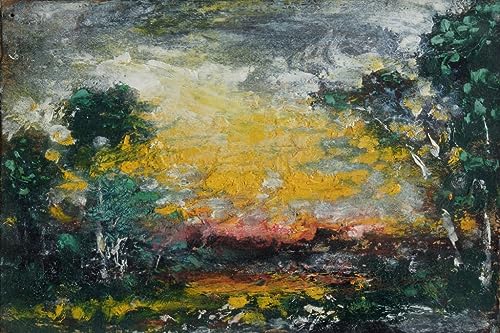 Art mural de qualité supérieure avec impression coucher de soleil Blakelock toile moderne