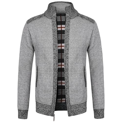 Cárdigan de punto para hombre ideal para paseos invernales