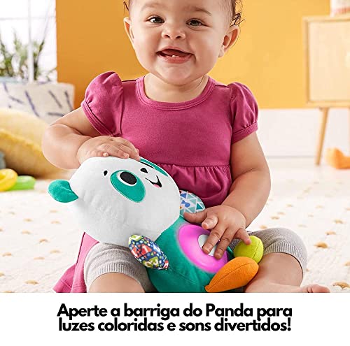 Pelúcia Panda Brinquemos Juntos Linkimals Fisher-Price Mattel, Multi