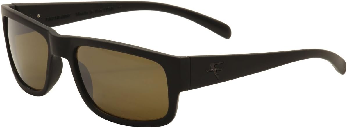 Men's Modello V2.0 FH-V031-1BR Polarized Rectangular Sunglasses, Black, 63 mm