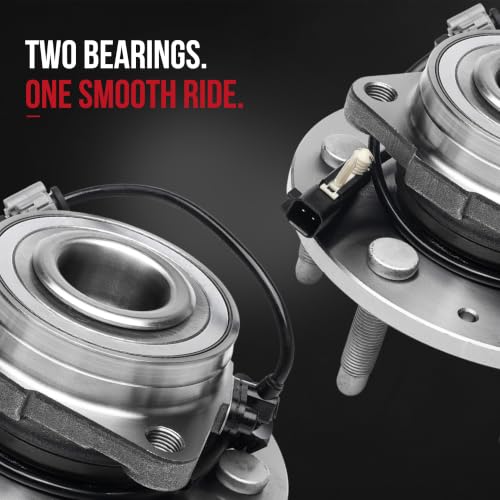 Image of Front Wheel Bearing and Hub Assembly Set of 2 - Compatible with Cadillac, Chevrolet, GMC - Escalade, Escalade ESV, XTS, Silverado 1500, Silverado 1500 LD, Suburban - Rear Wheel Bearing - 2013-2020