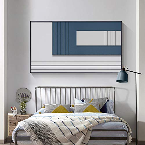 Peinture moderne nordique pour habiller un mur de porche vide