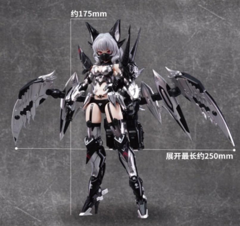 Figura Modelo Vampire Mecha Girls Escala 1/12 Plástico miniatura 7