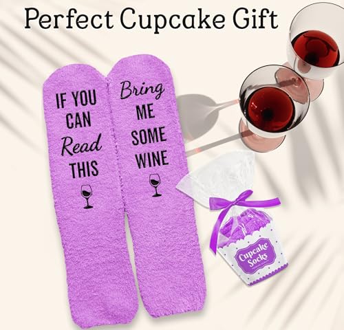 Image of VICRAZY Wine Gifts for Men, Women - Funny Socks - Gifts for Lovers - Stuff, Stocking Stuffers