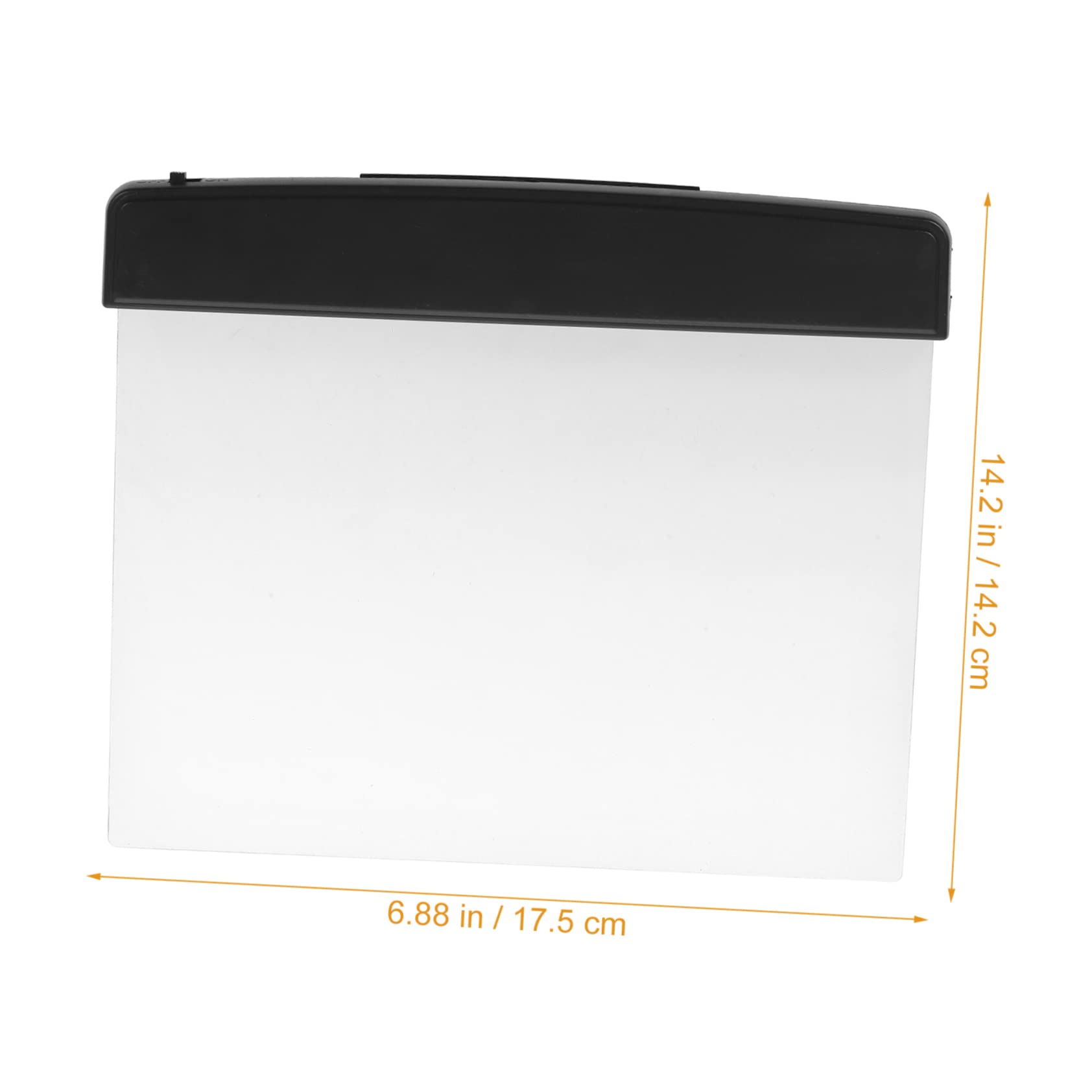 ORFOFE Led Panel Reading Lamp Eye-care Book Light Night Study Light Bookclip 3 Aa Batteries Black