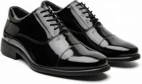 Sapato Social Masculino Estilo Militar em Couro Ecológico 12010