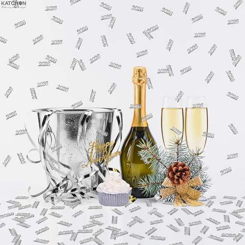 Image of Graduation Decorations 2026 - Pack Of 500 | Silver 2026 Graduations Confetti | Graduation Confetti 2026, Silver Graduation Confetti for Graduation Confetti Class of 2026 | Grad confetti, KatchOn