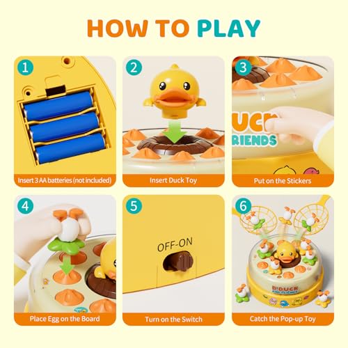B.Duck Catch and Bounce Juego para Niños 4-6 miniatura 5