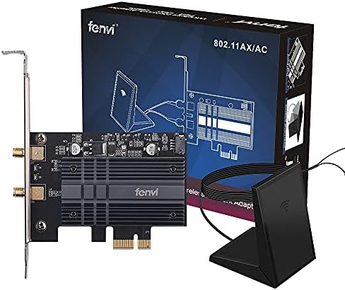fenvi WiFi 6 AX200NGW PCI-E WiFi Adapter Card PCIe Wi-Fi 6 802.11ax Card PC Internet Network Wireless PCI Card Next-Gen MU-MIMO 2x2 2.4GHz 5GHz BT 5.1 3000Mbps 11AX Miracast vPro AX200 OFDMA WiFi nic