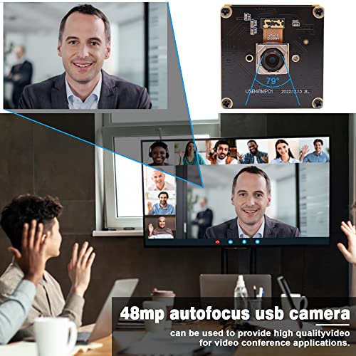 Image of 48MP Autofocus USB Camera Module 8000X6000 Ultra HD 8K UVC Industrial Webcam Camera Module for Photography Document Scan Inspection