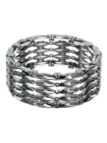 Mali Fionna Stylish Bracelet for Women, Girls Bracelet (Grey) (B0C7CZGX5Y) Amazon Price History, Amazon Price Tracker